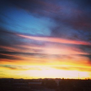 Sunset on my THIRD Dia de Reyes.  Where does the time go?