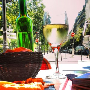 When in France, eat cheese and drink wine